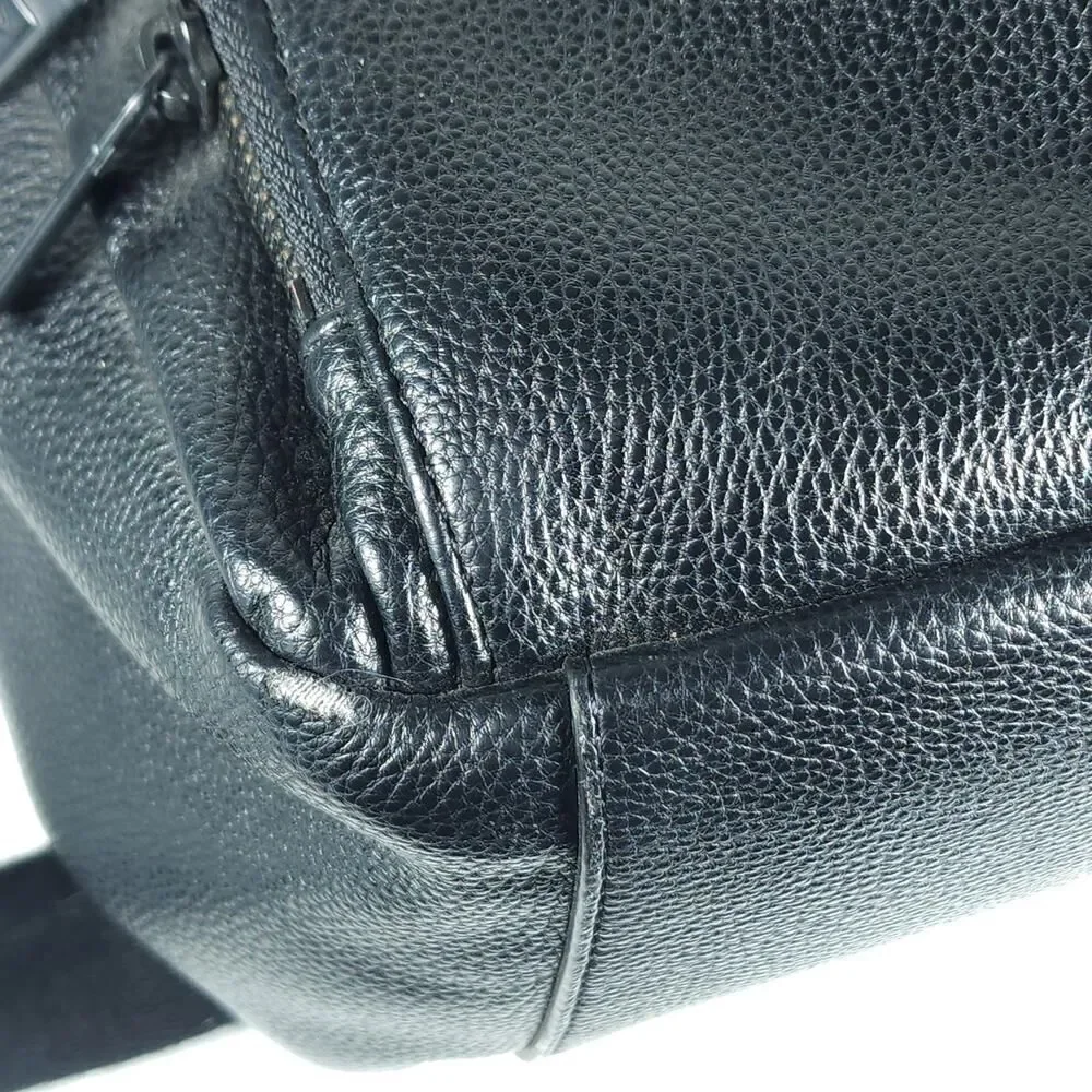 Away X Kode With Klossy Black Leather Travel Minimalist Backpack